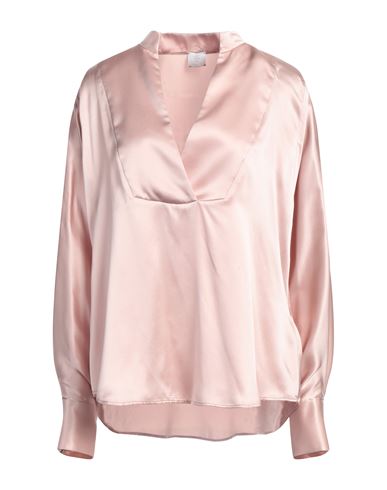 Shop Eleventy Woman Top Blush Size 2 Silk In Pink