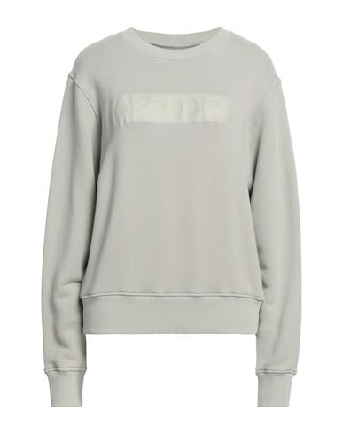 People (+)  Woman Sweatshirt Light Grey Size S Cotton
