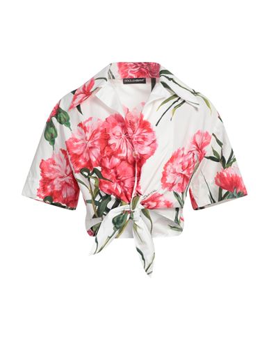 Dolce & Gabbana Woman Shirt White Size 6 Cotton