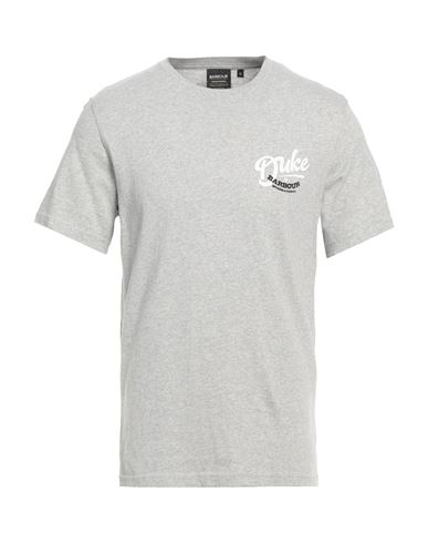 Barbour Man T-shirt Light Grey Size Xxl Cotton