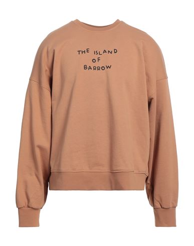Barrow Man Sweatshirt Camel Size Xl Cotton In Beige
