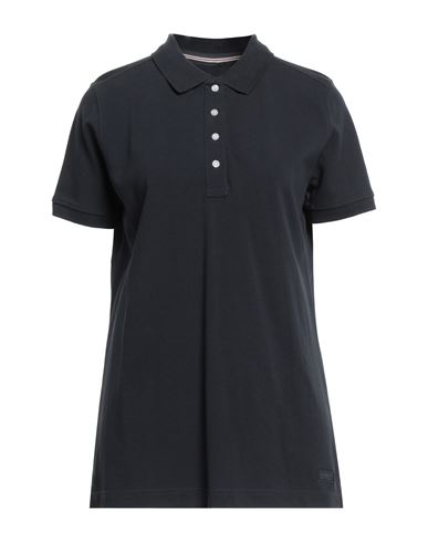 Nimbus Woman Polo Shirt Navy Blue Size Xl Organic Cotton