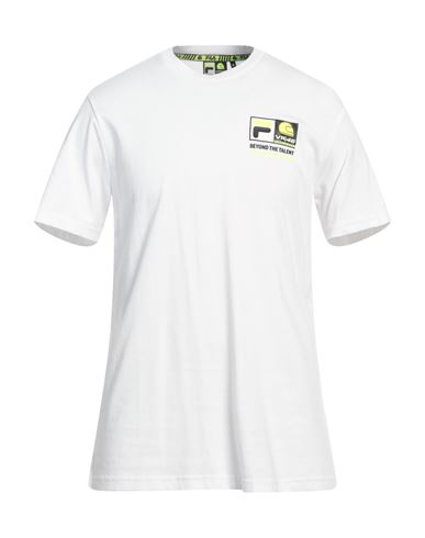 Fila Man T-shirt White Size Xl Cotton