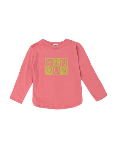Bonton Babies'  Toddler Girl T-shirt Coral Size 6 Cotton In Red