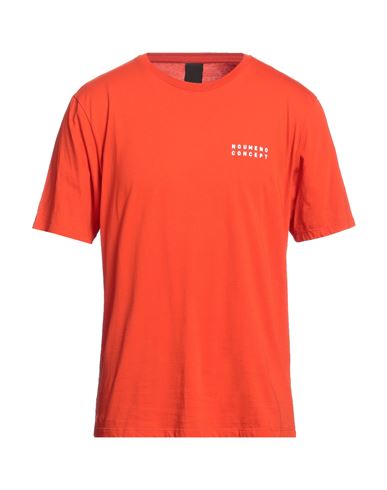 Noumeno Concept Man T-shirt Tomato Red Size L Cotton