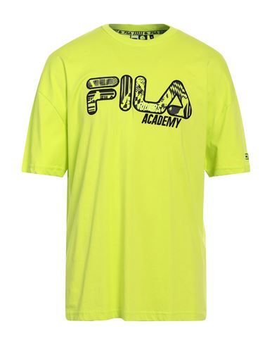 Fila Man T-shirt Light Green Size M Cotton
