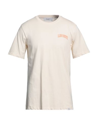 Les Deux Man T-shirt Cream Size Xl Cotton In Beige