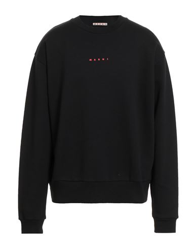 Marni Man Sweatshirt Black Size 42 Cotton