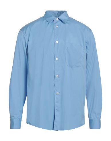 Comme Des Garçons Man Shirt Light Blue Size S Cotton