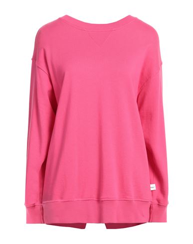 Noumeno Concept Woman Sweatshirt Fuchsia Size L Cotton In Pink