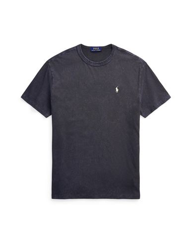 Polo Ralph Lauren Classic Fit Jersey Crewneck T-shirt Man T-shirt Black Size Xxl Cotton