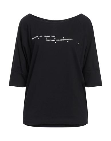 Noumeno Concept Woman T-shirt Black Size S Cotton