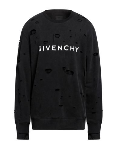 Shop Givenchy Man Sweatshirt Steel Grey Size L Cotton