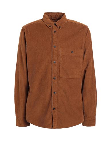 Only & Sons Man Shirt Brown Size M Cotton