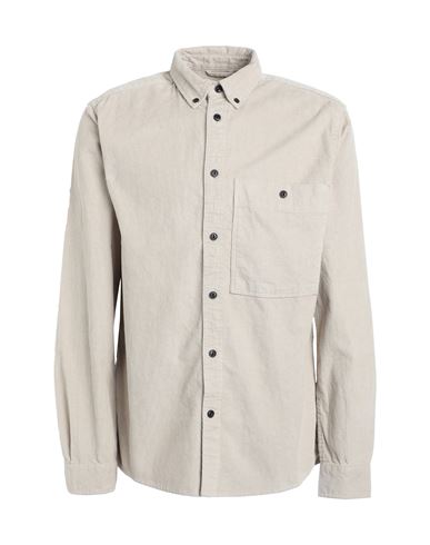 Only & Sons Man Shirt Beige Size S Cotton