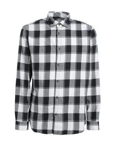Jack & Jones Man Shirt Black Size Xl Cotton, Polyester