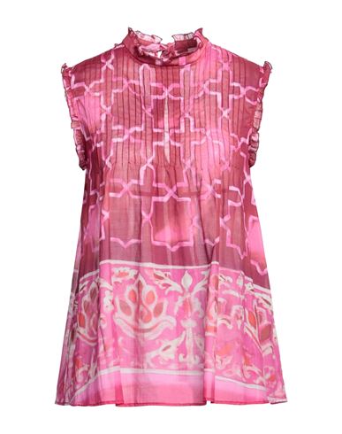 One Woman Top Magenta Size 8 Cotton
