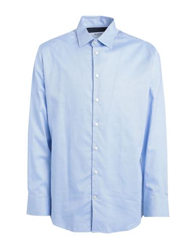 Selected Homme Man Shirt Sky Blue Size Xl Cotton, Organic Cotton