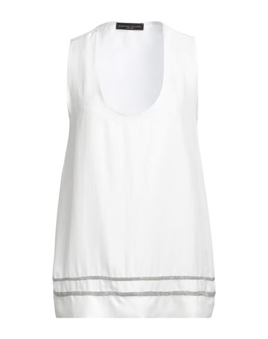 Fabiana Filippi Woman Top White Size 6 Polyester, Elastane