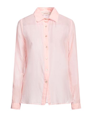 Jucca Woman Shirt Pink Size 2 Cotton, Silk