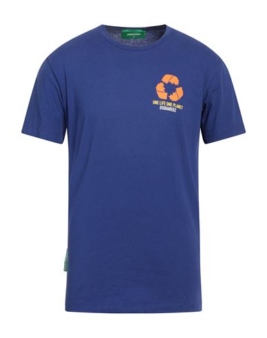 Dsquared2 Man T-shirt Purple Size M Cotton, Recycled Cotton