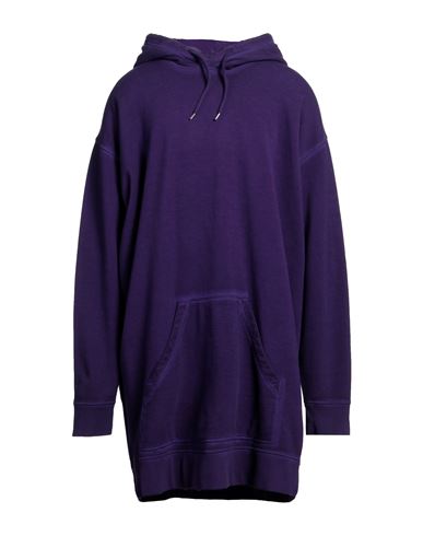 Dsquared2 Man Sweatshirt Dark Purple Size M Cotton, Elastane