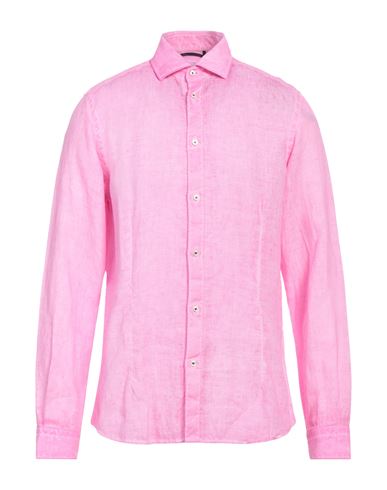 Shop Ploumanac'h Man Shirt Pink Size 17 ½ Linen