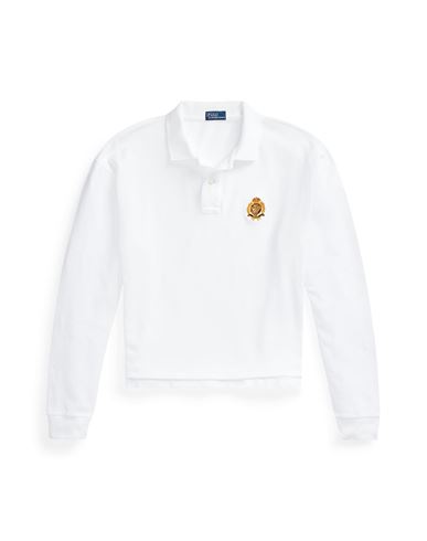 Polo Ralph Lauren Piquã Polo Shirt Woman Polo Shirt White Size Xl Cotton