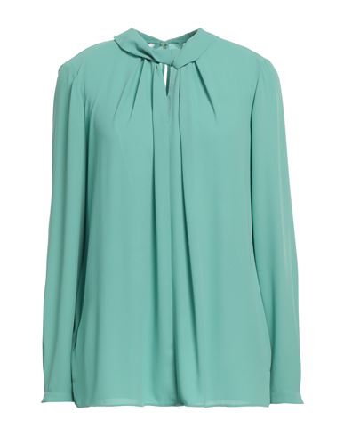 Diana Gallesi Woman Blouse Green Size 10 Polyester