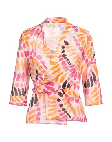Jucca Woman Top Light Pink Size 2 Silk In Multi
