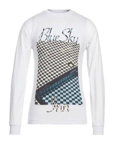 Shop Blue Sky Inn Man T-shirt White Size Xxl Cotton