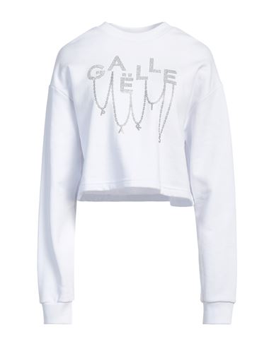 Gaelle Paris Gaëlle Paris Woman Sweatshirt White Size 1 Cotton
