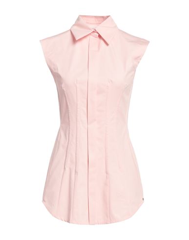 Sportmax Woman Shirt Pink Size 4 Cotton