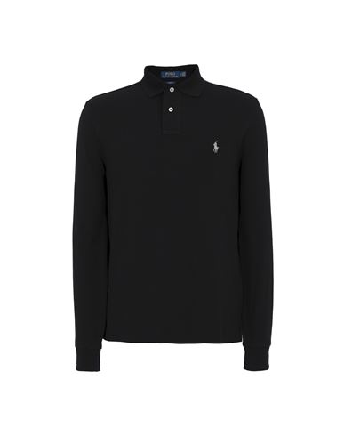Polo Ralph Lauren Man Polo Shirt Black Size S Cotton
