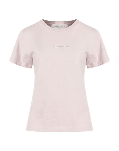 Shop Golden Goose Woman T-shirt Light Pink Size Xs Cotton