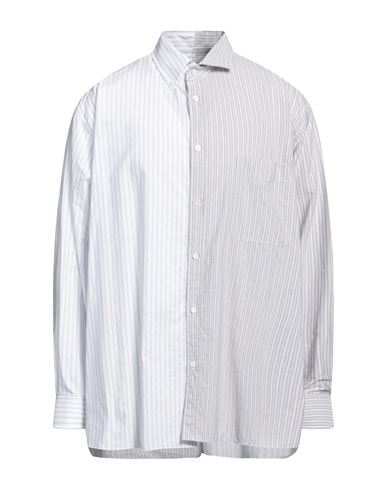 Mm6 Maison Margiela Man Shirt Grey Size 38 Cotton