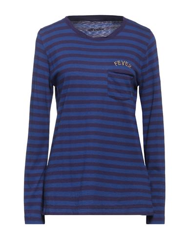 Shop Zadig & Voltaire Woman T-shirt Blue Size Xs Cotton, Modal