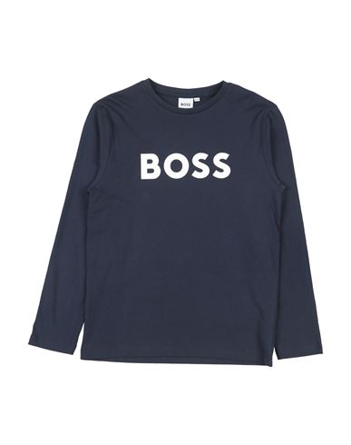 Hugo Boss Babies' Boss Toddler Boy T-shirt Midnight Blue Size 5 Cotton, Elastane