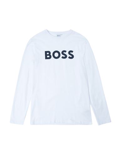 Hugo Boss Babies' Boss Toddler Boy T-shirt White Size 6 Cotton, Elastane
