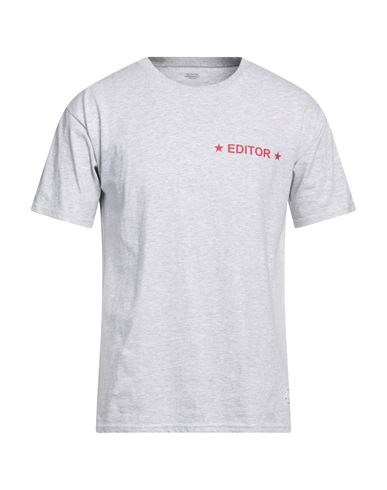 The Editor Man T-shirt Light Grey Size Xl Cotton