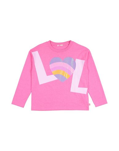 Billieblush Babies'  Toddler Girl T-shirt Fuchsia Size 6 Polyester, Cotton, Elastane In Pink