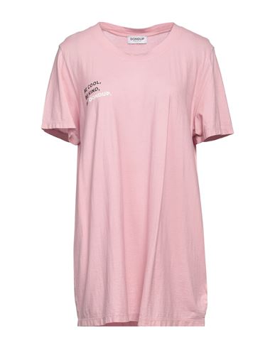 Dondup Woman T-shirt Pink Size M Cotton