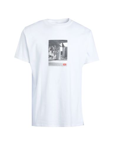 Obey Man T-shirt White Size Xl Cotton