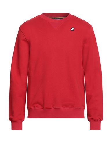 K-way Baptiste Man Sweatshirt Red Size S Cotton In Red
