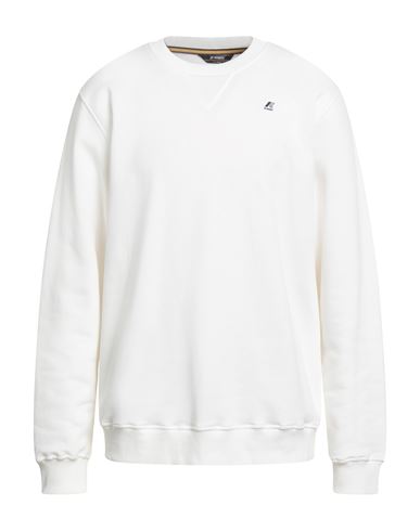 K-way Baptiste Man Sweatshirt White Size Xl Cotton In White