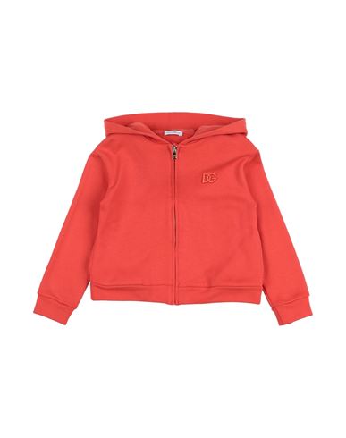 Shop Dolce & Gabbana Toddler Boy Sweatshirt Orange Size 5 Cotton