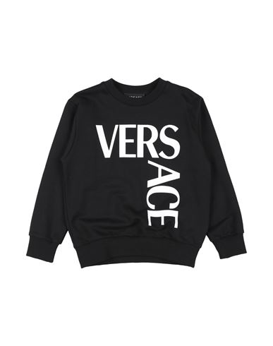 Versace Young Babies'  Toddler Boy Sweatshirt Black Size 6 Cotton, Elastane