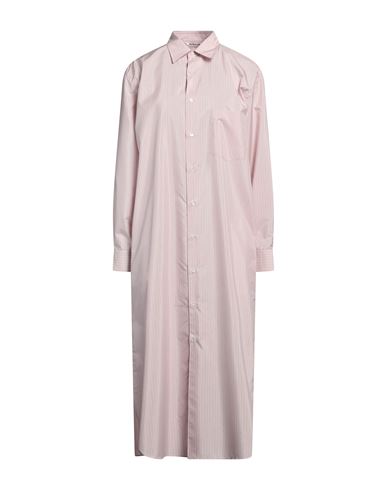 Shop Auralee Woman Midi Dress Light Pink Size 1 Cotton, Polyester