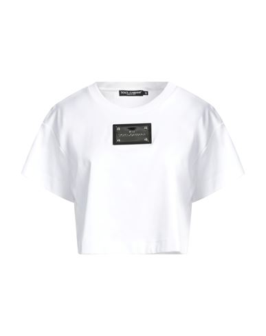 Dolce & Gabbana Woman T-shirt White Size 8 Cotton