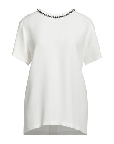 N°21 Woman Top White Size 6 Acetate, Viscose